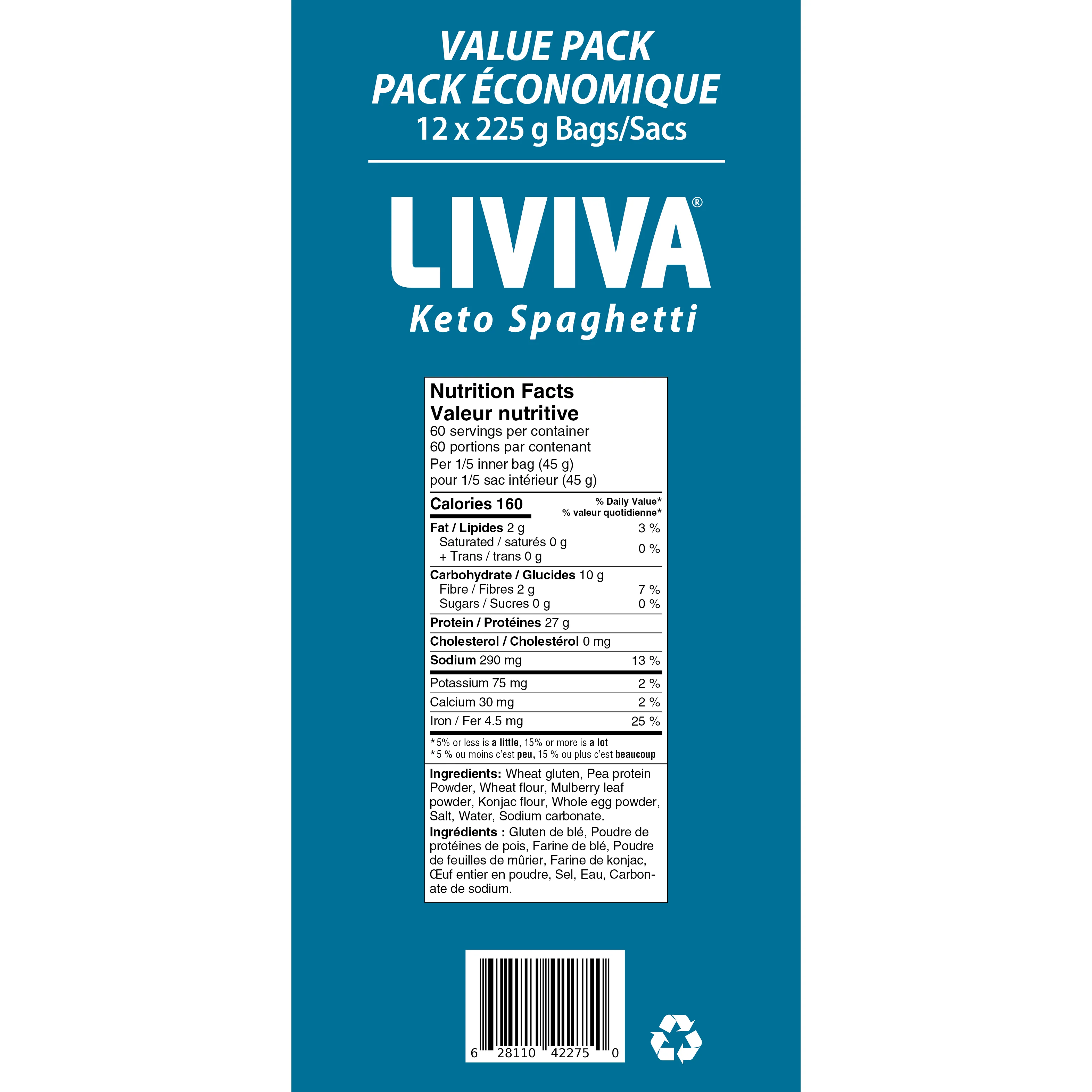 Liviva - Low Carb Keto Pasta - Value Pack of 12 - Image 4